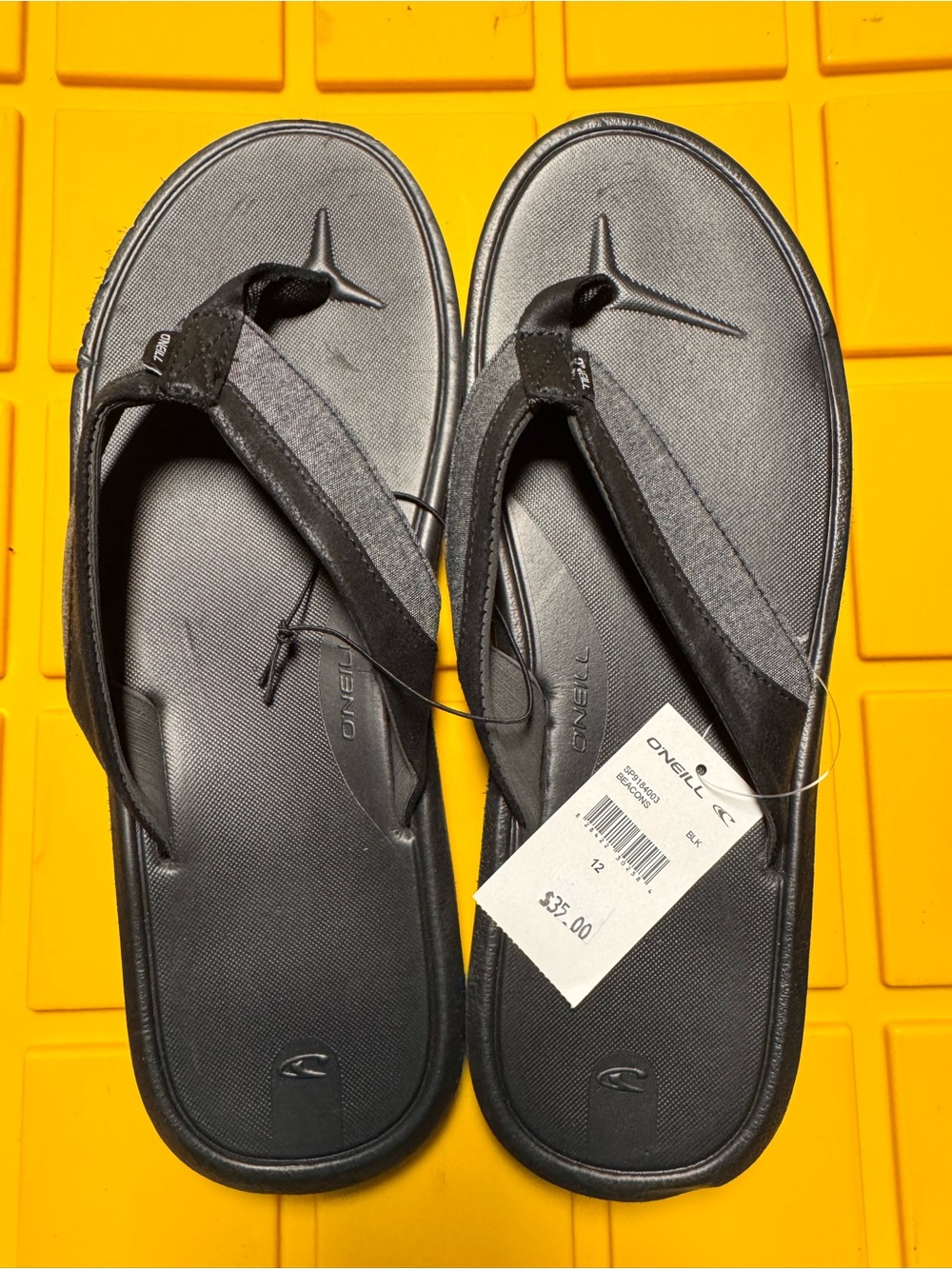 O'Neill Black Beacons Men's Flip Flops 12